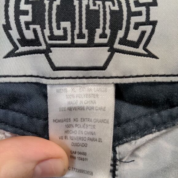 MMA Elite Athletic Shorts Mens Size XL Gray Geometric Dragon Pattern - Picture 14 of 15